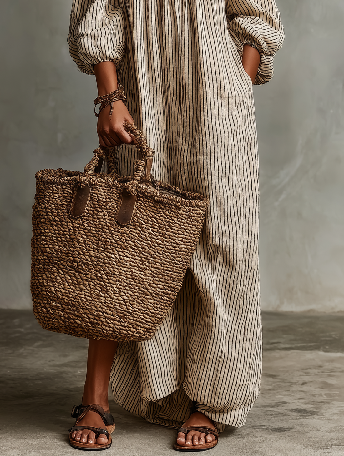 Aurea | Off-Shoulder Linen Dress
