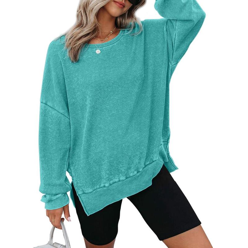 Kendall | Casual Oversized Crewneck Long Sleeve Sweatshirt