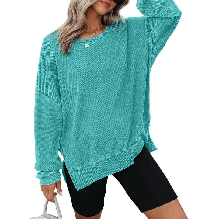 Kendall | Casual Oversized Crewneck Long Sleeve Sweatshirt