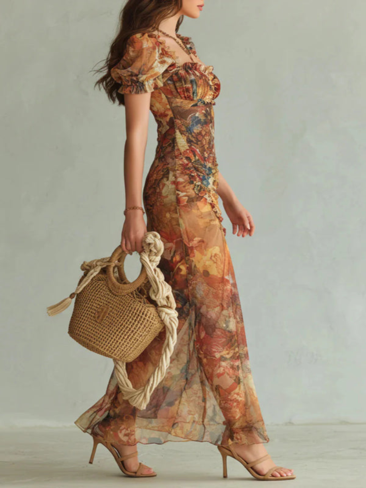 Valencia | Floral Maxi Dress