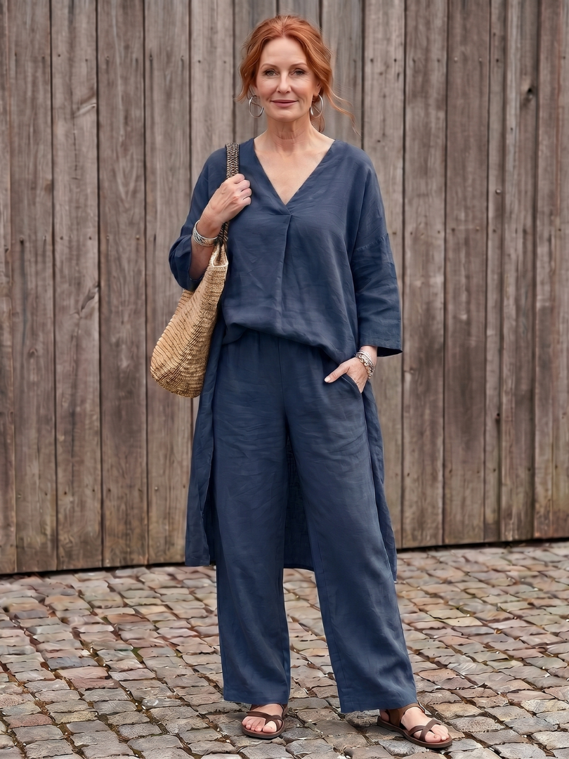 Jade | Elegant Tunic Two-Piece Set