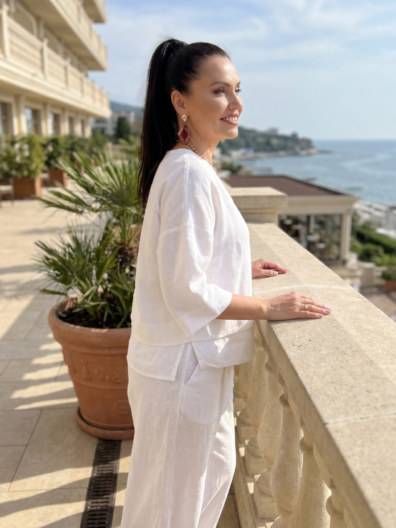 Brenda | Layered Top Wide Leg Set