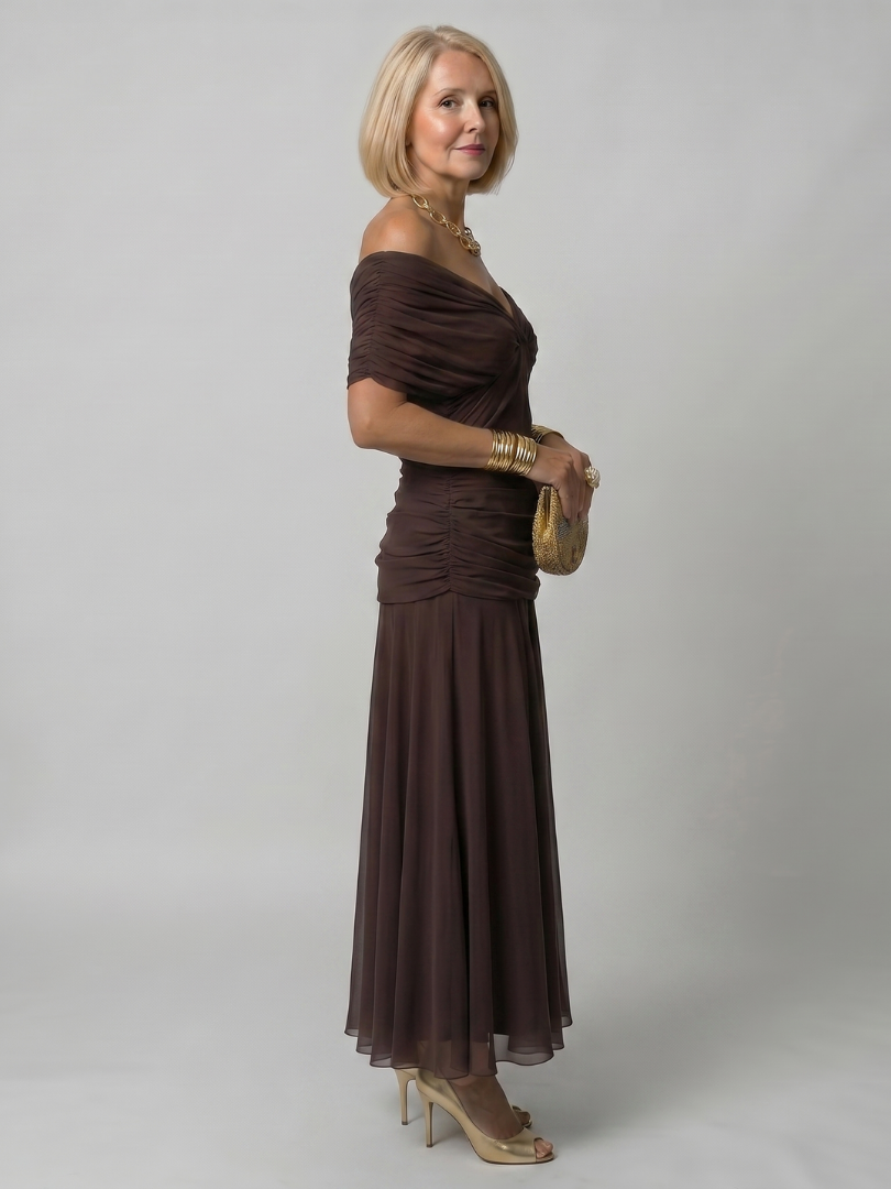 Rosalie | Elegant Off-Shoulder Dress