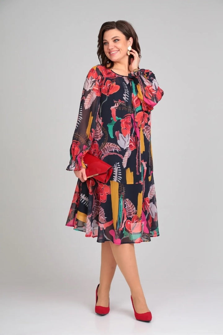 Sylvie | Floral Midi Dress