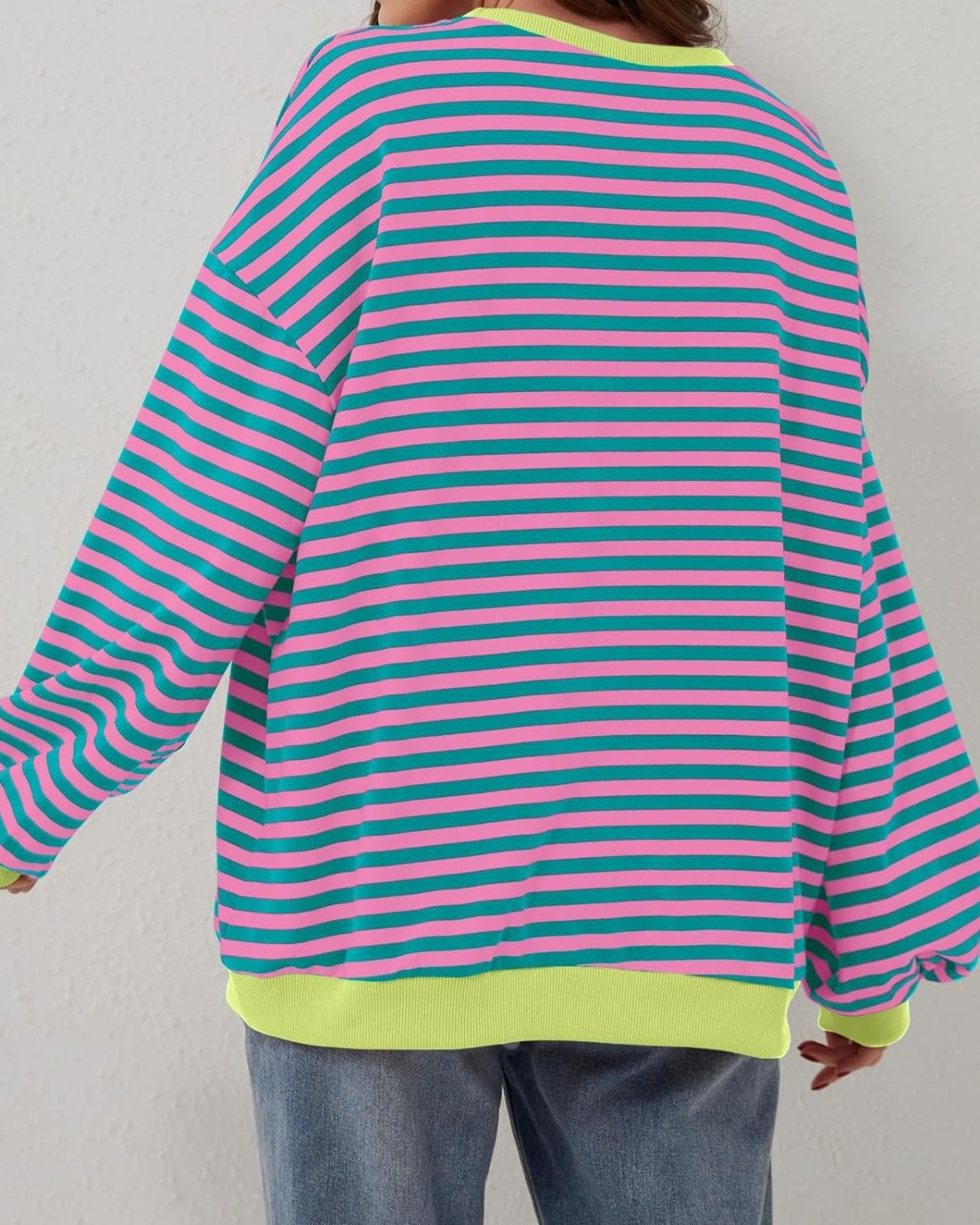Ember | Striped Oversized Sweatshirt