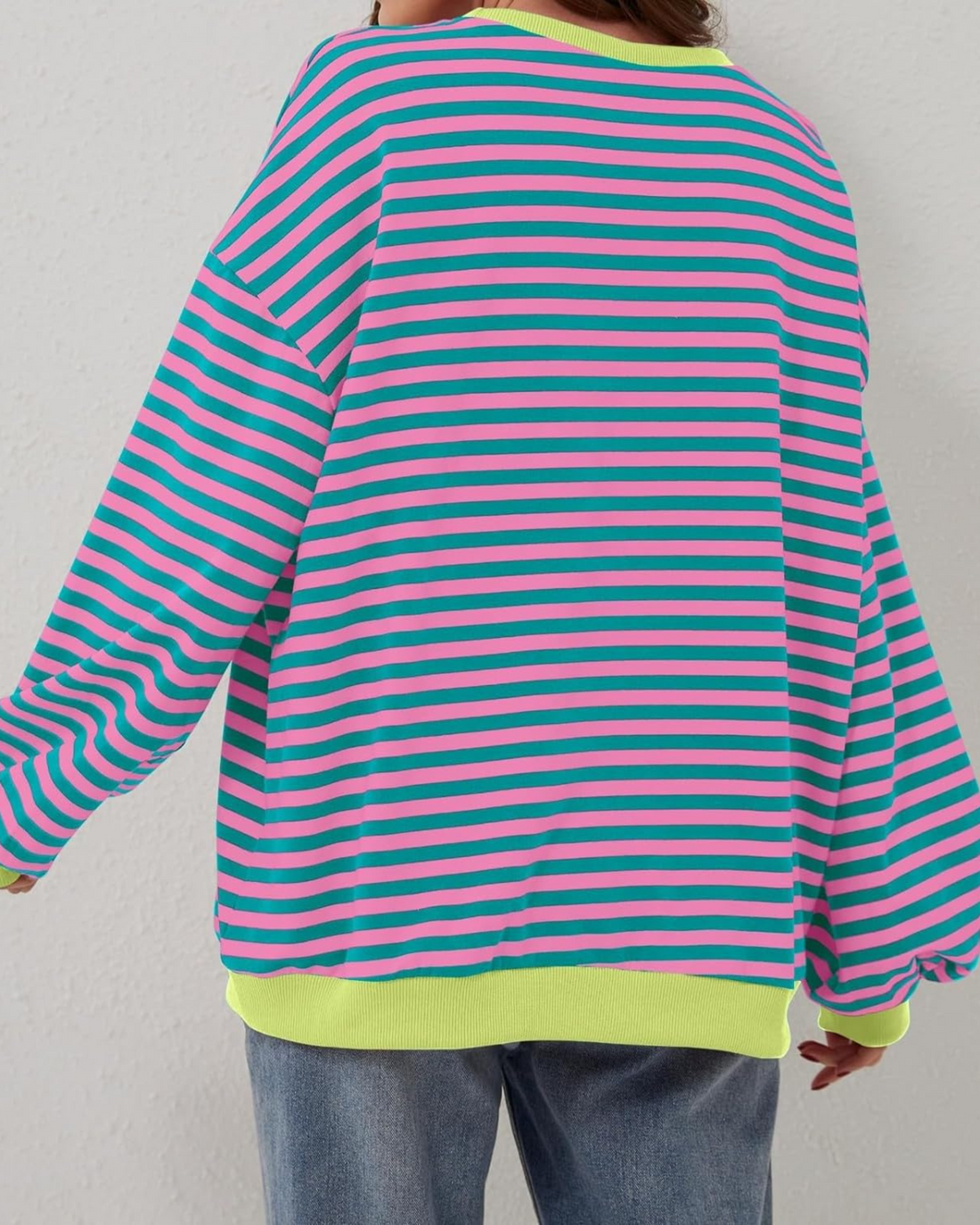 Ember | Striped Oversized Sweatshirt