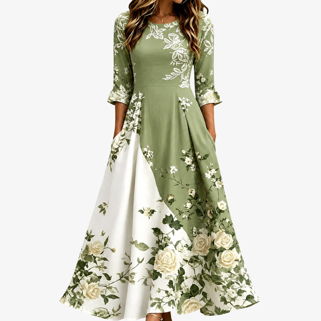 Fleur | Rose Petal Garden Dress