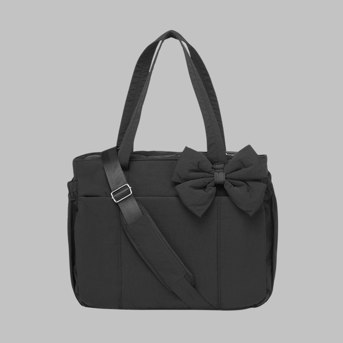 Leilani | Chic Bow Laptop Friendly Puffy Handbag
