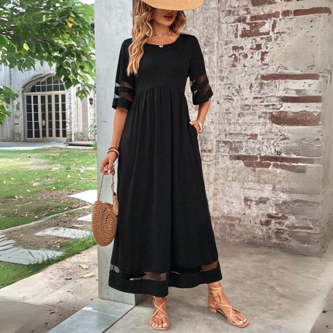Adeline | Empire Waist Midi Dress