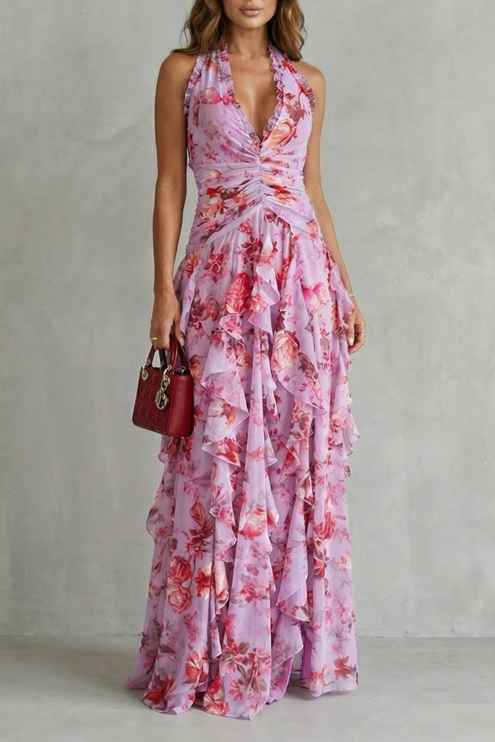 Mina | Blossom Halter Dress