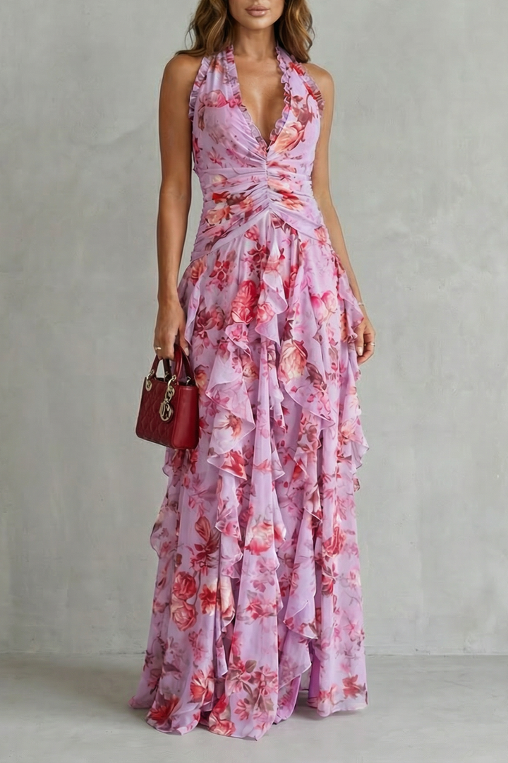 Mina | Blossom Halter Dress