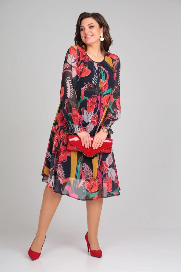 Sylvie | Floral Midi Dress