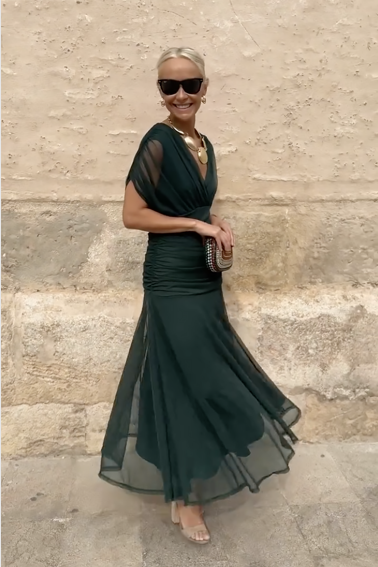 Noémie | Pleated Maxi Dress