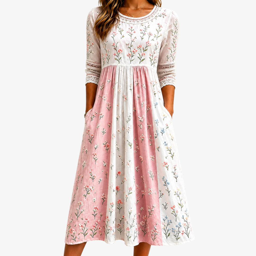 Briar | Wild Petal Quilt Dress