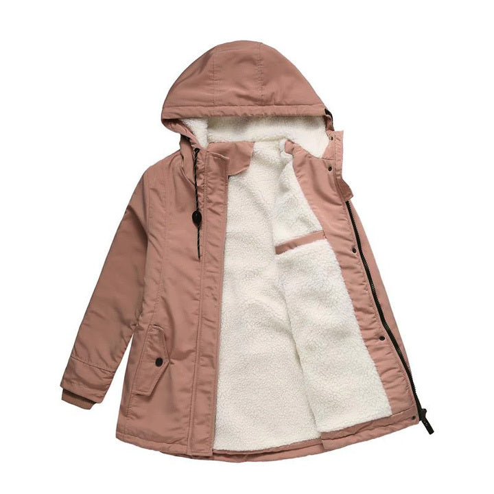 Charlotte | Thick Winter Coat with Hood and Quilted Lining