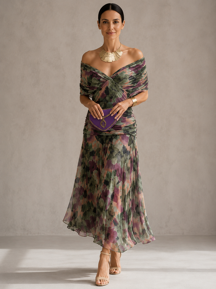Suri | Coral Evening Dress