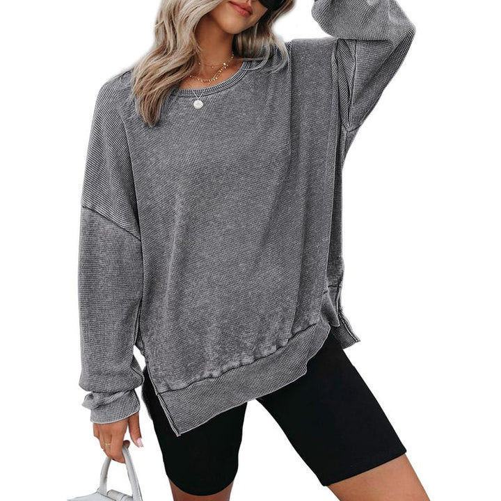 Kendall | Casual Oversized Crewneck Long Sleeve Sweatshirt
