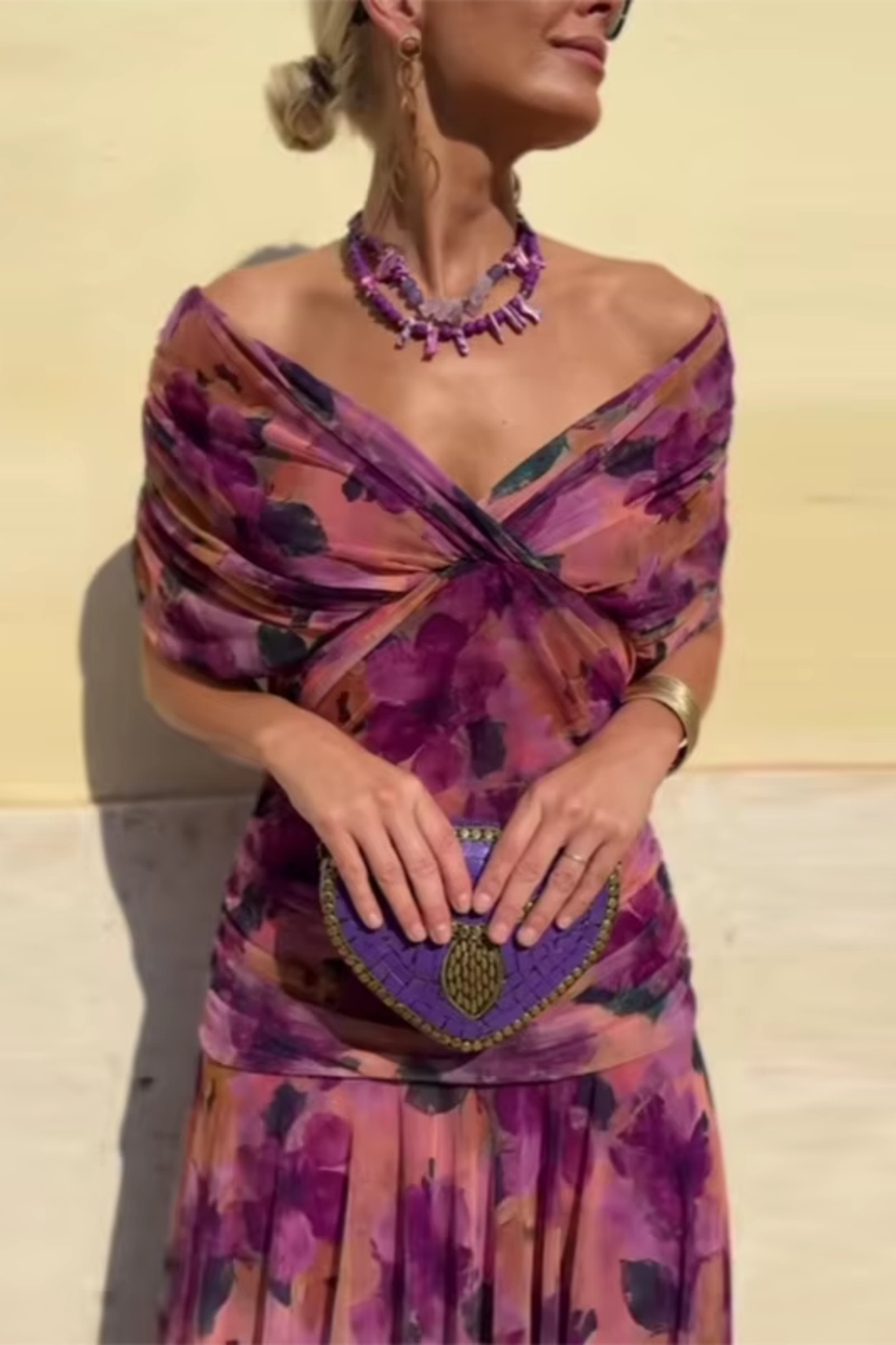 Noémie | Pleated Maxi Dress