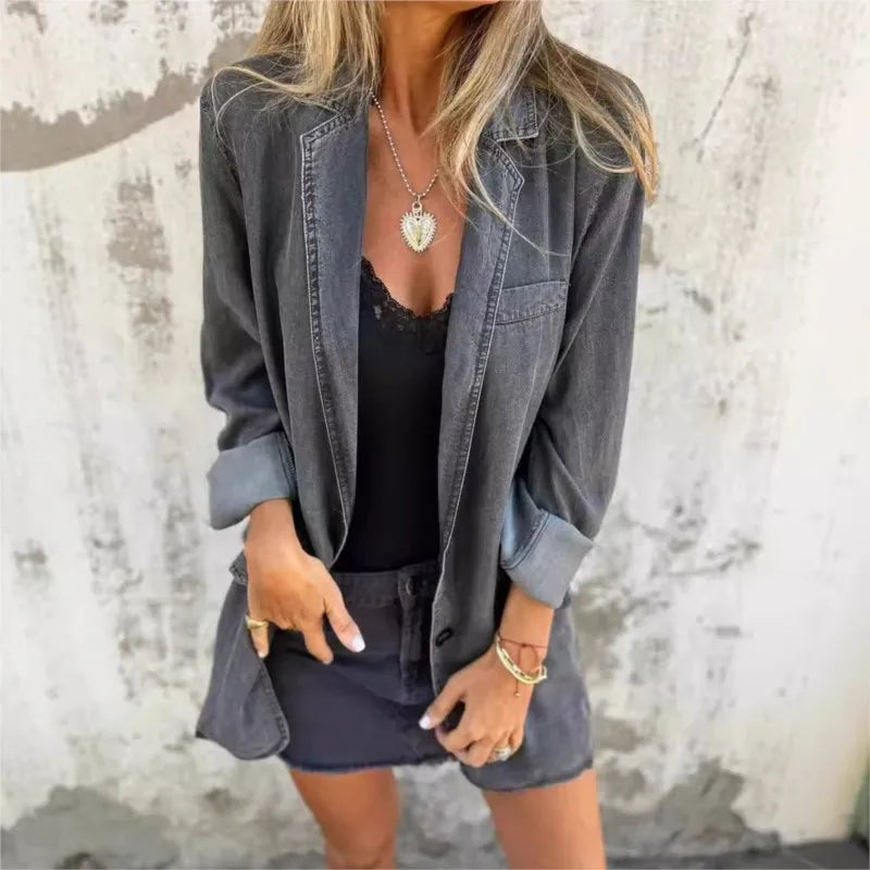 Margot | Relaxed Denim Blazer