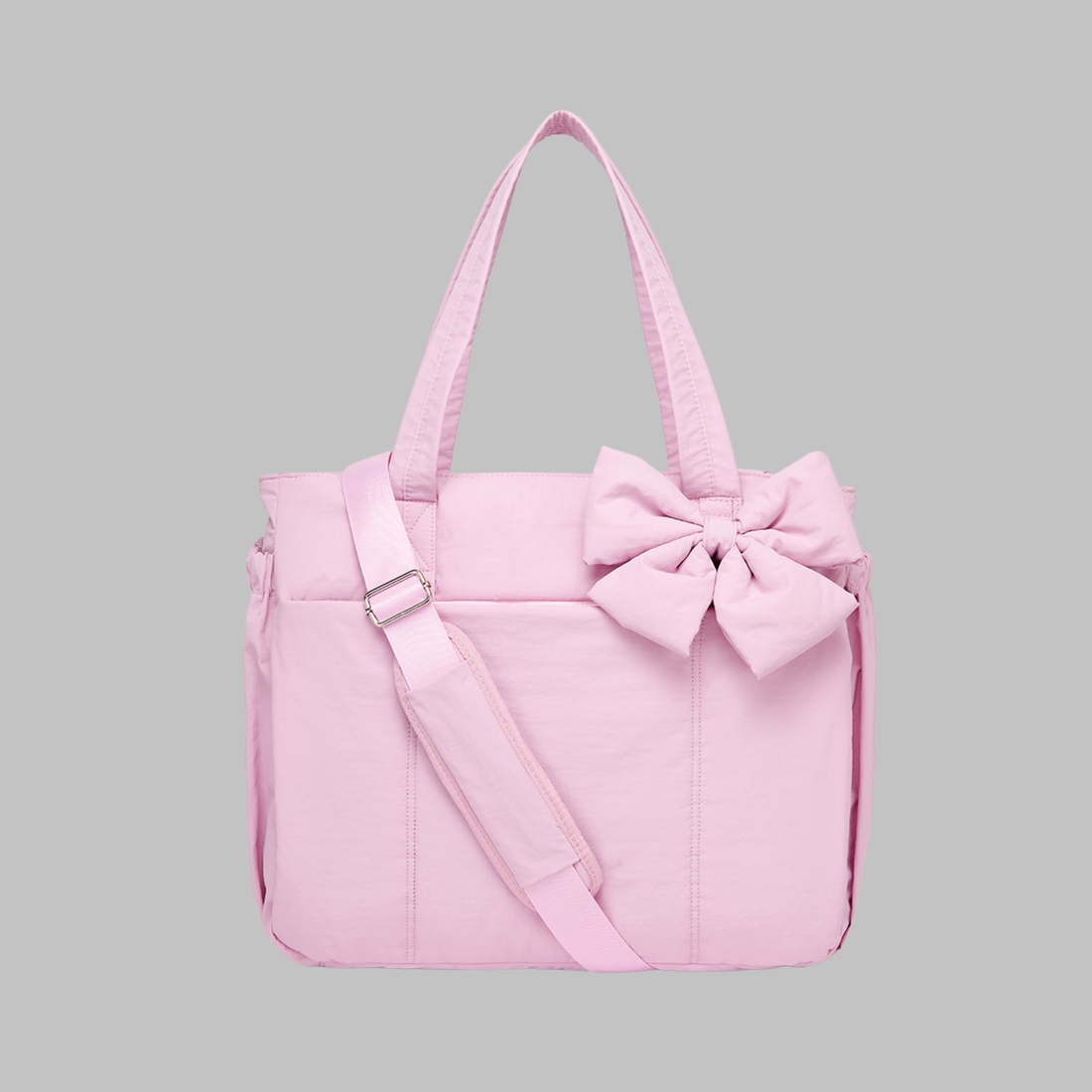 Leilani | Chic Bow Laptop Friendly Puffy Handbag
