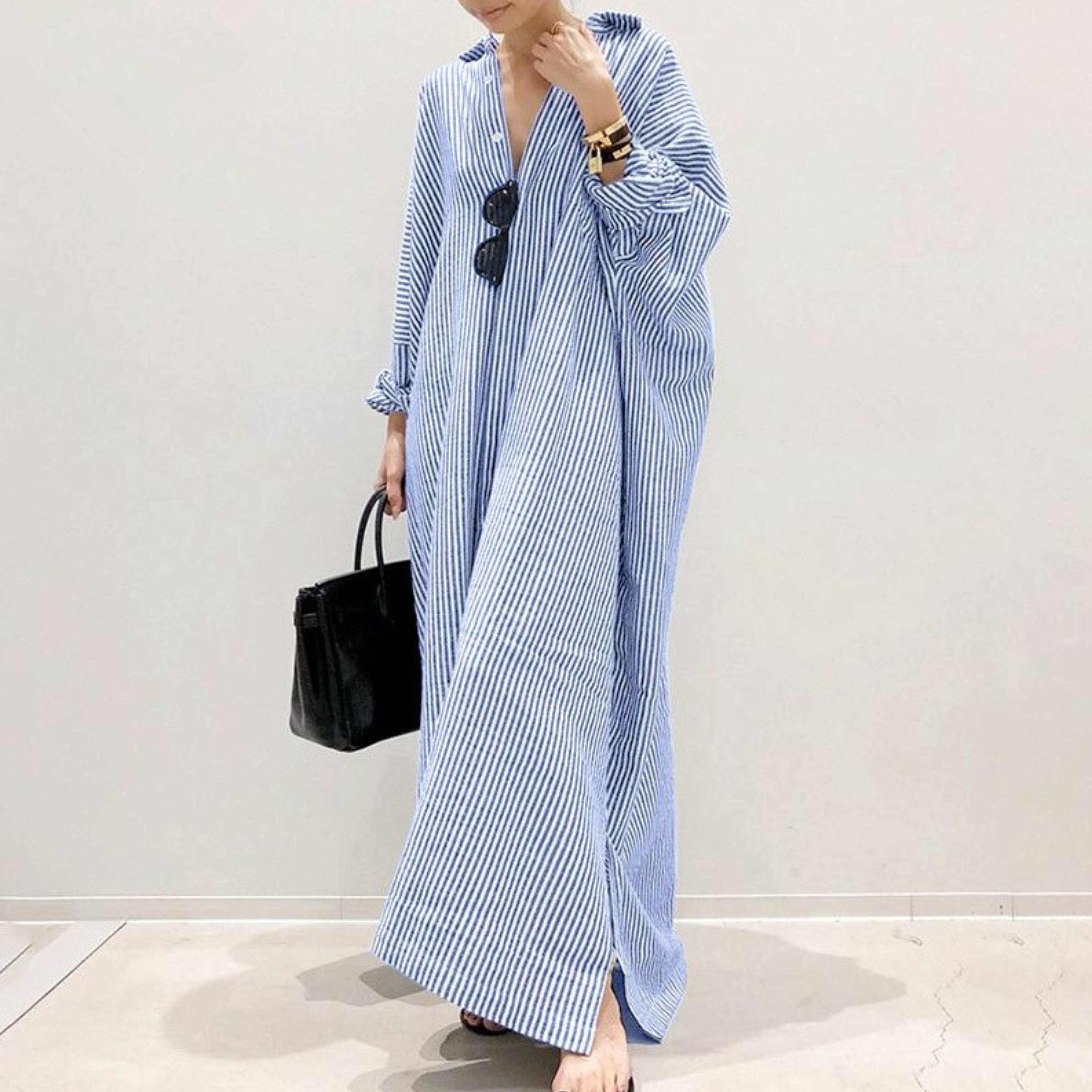 Juliet | Everyday Stripped Maxi Dress