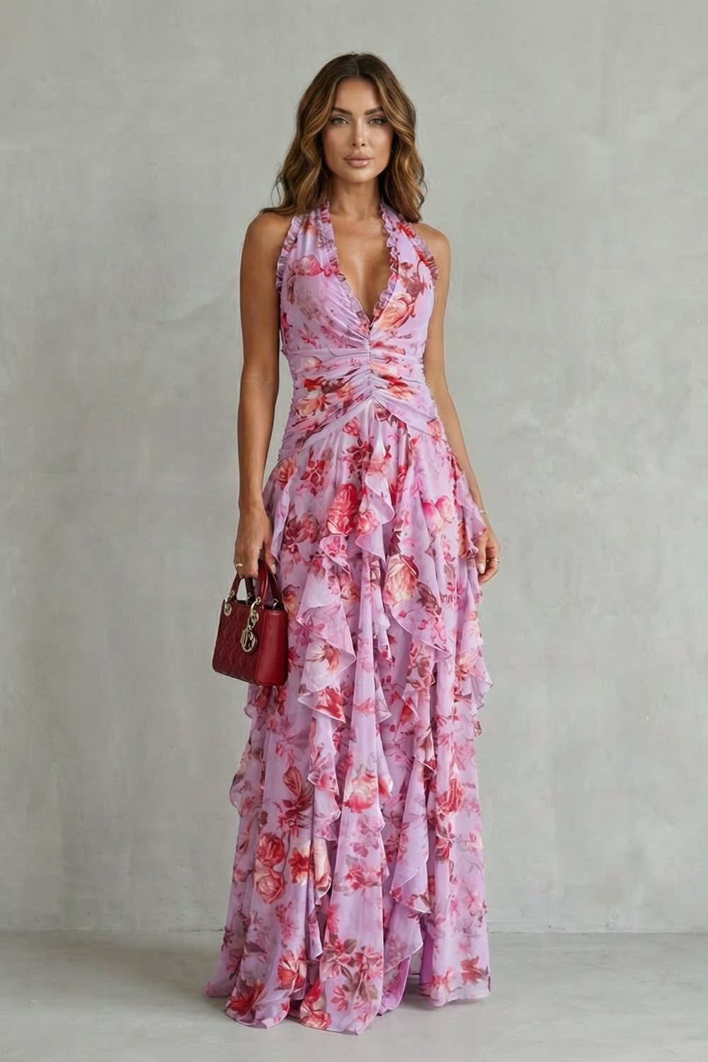 Mina | Blossom Halter Dress