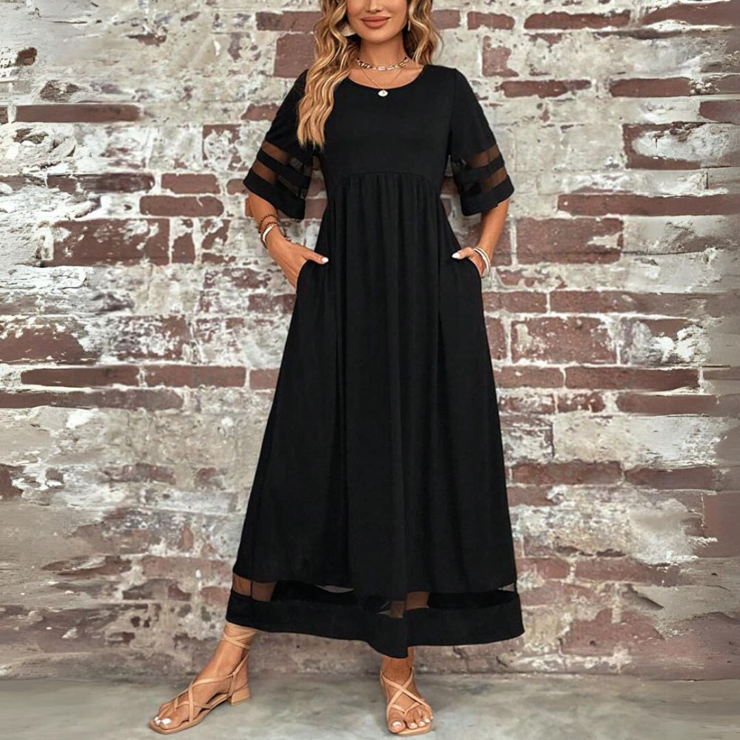 Adeline | Empire Waist Midi Dress