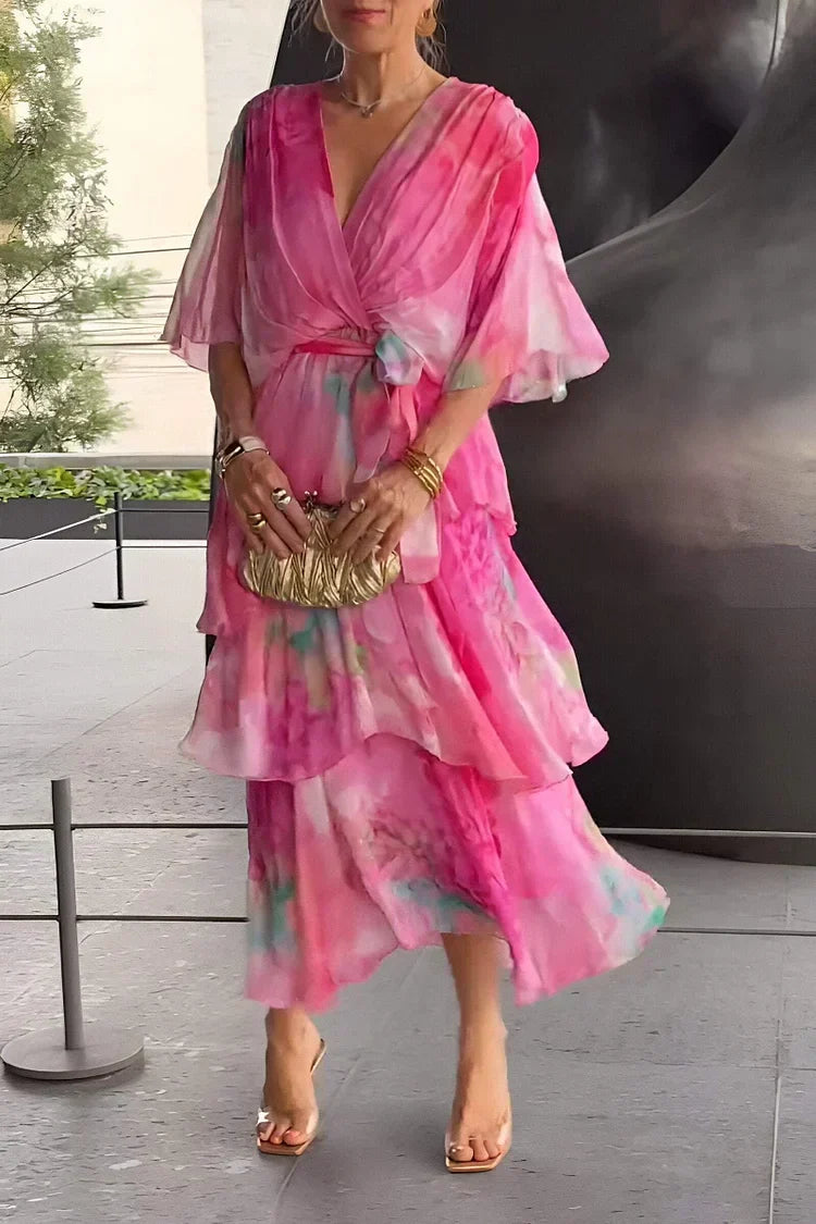 Genevieve | Chiffon Wrap Dress