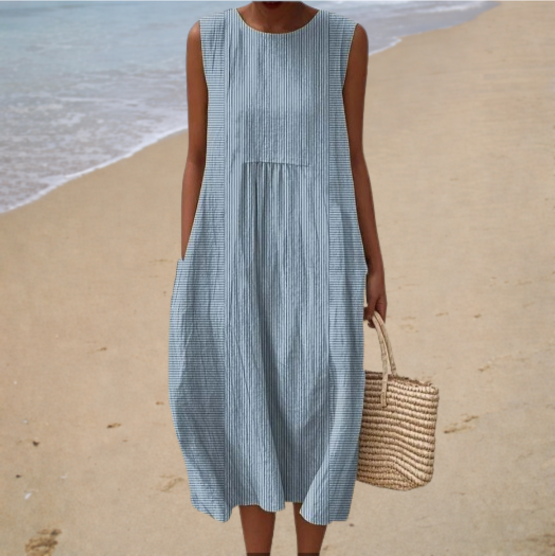 Isabelle | Sleeveless Midi Dress