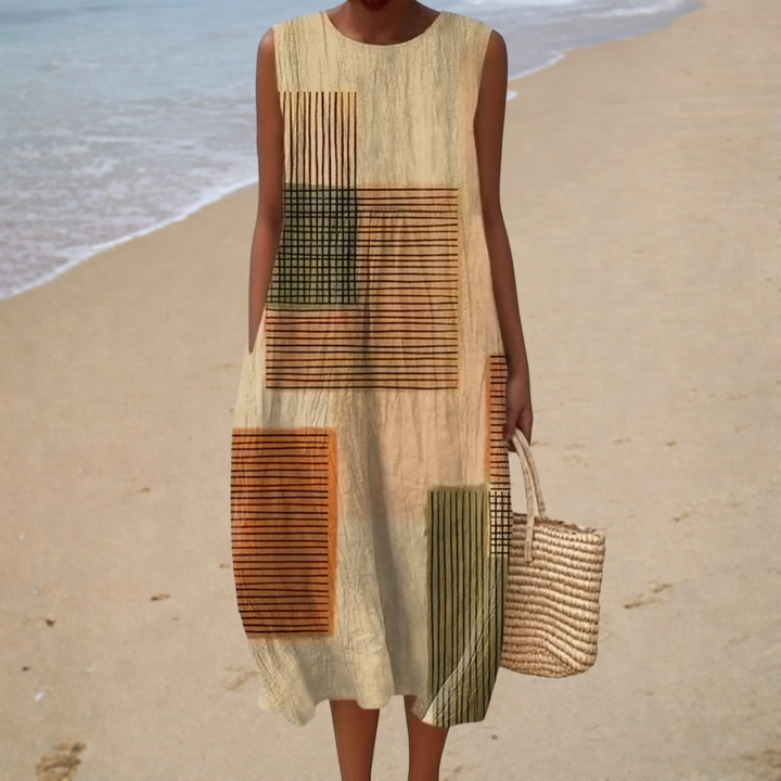 Madeline | Sleeveless Midi Dress