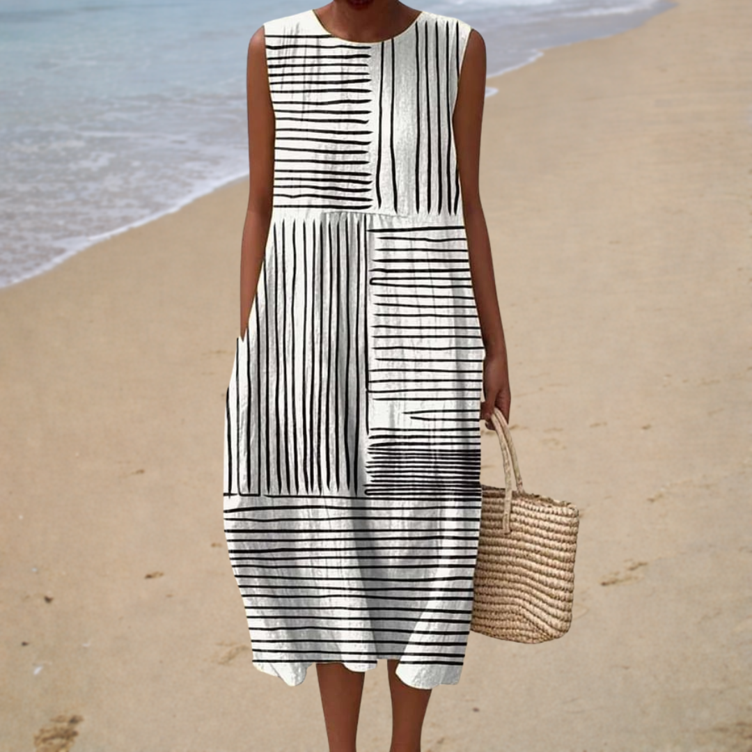 Billie | Graphic Midi Dress
