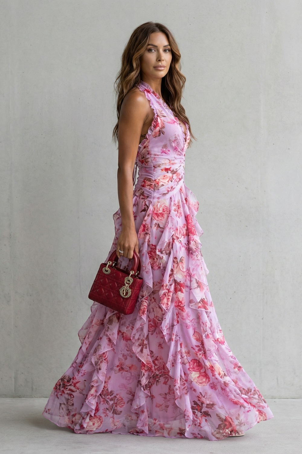 Mina | Blossom Halter Dress