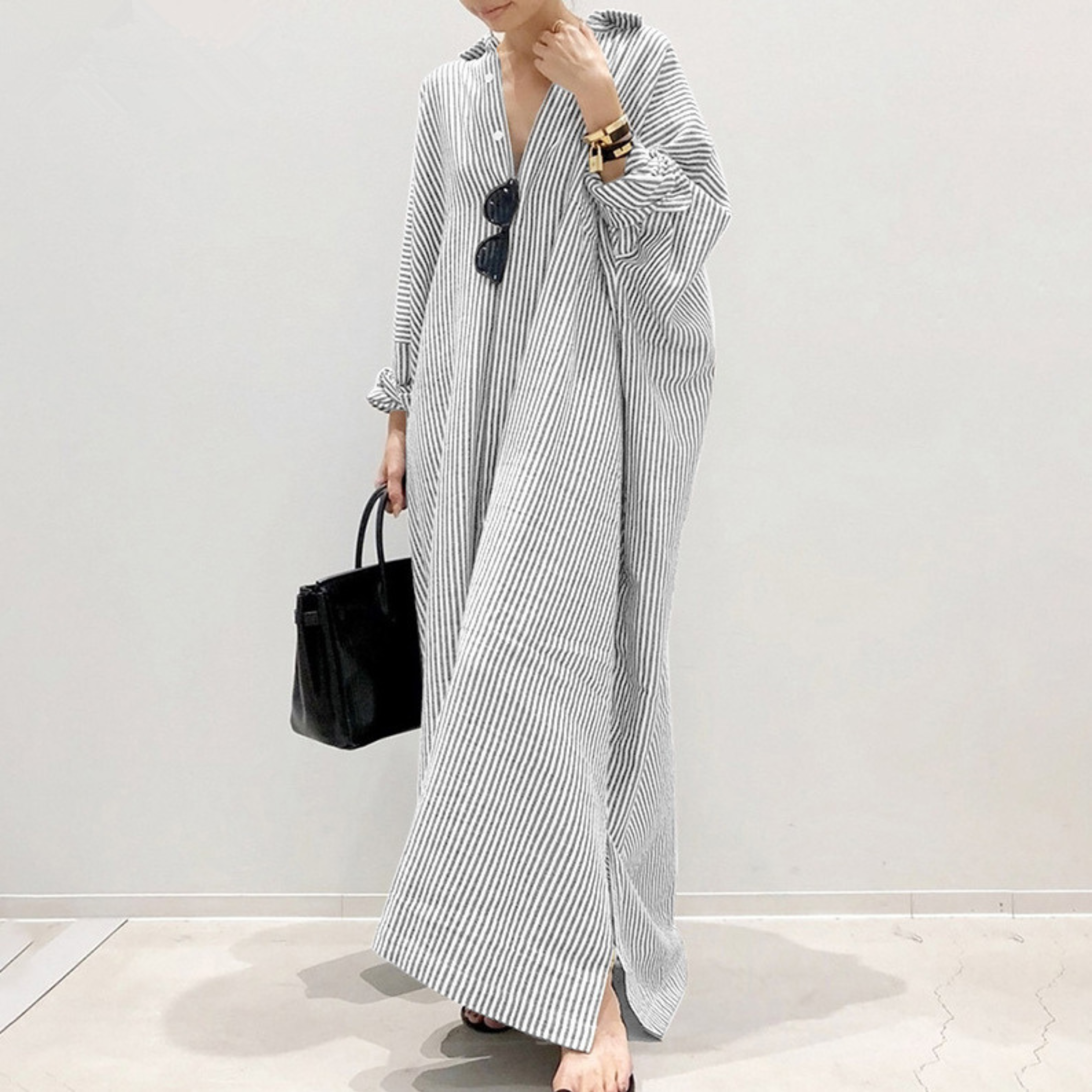 Juliet | Everyday Stripped Maxi Dress