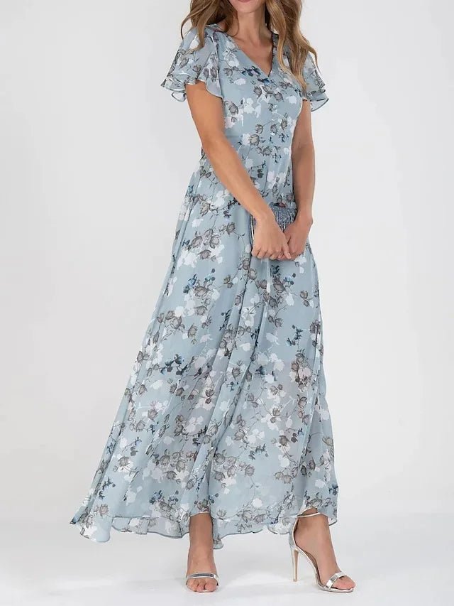 Lucienne | Floral Wrap Maxi Dress