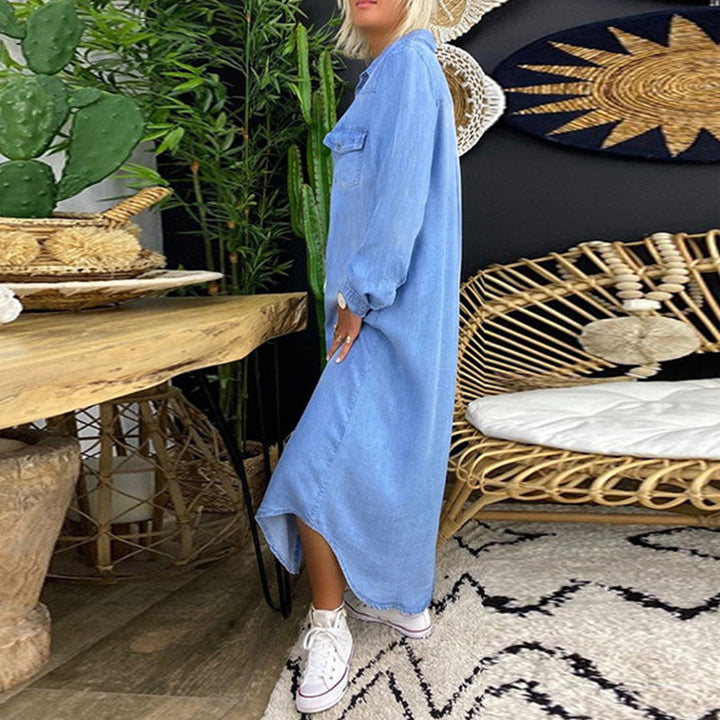 Juliette | Button Front Denim Dress