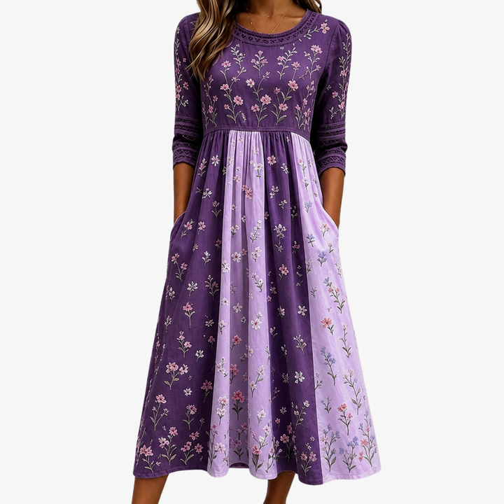 Annalise | Wildflower Patch Midi Dress