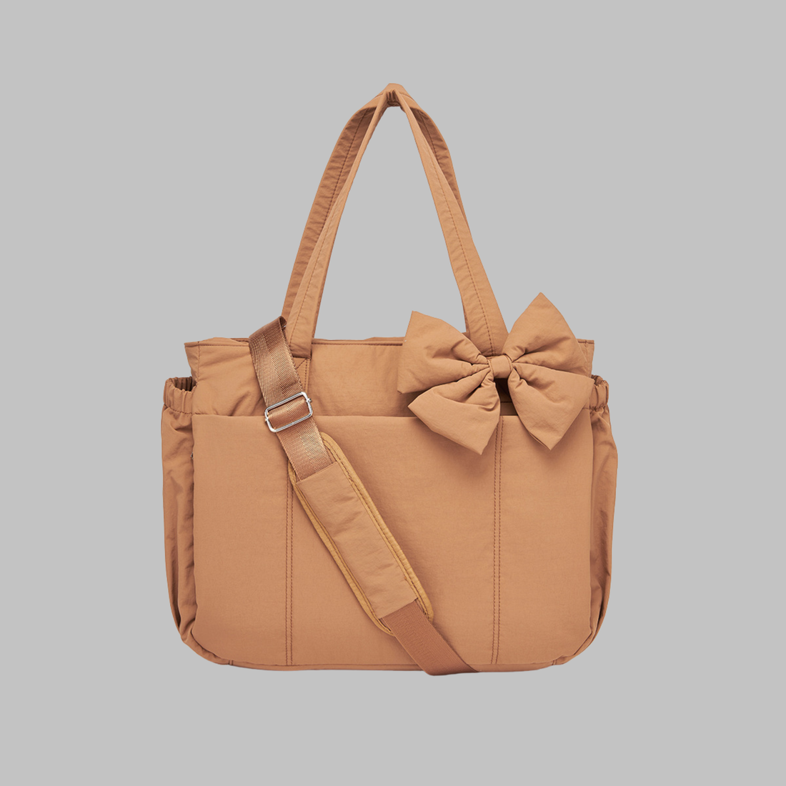 Leilani | Chic Bow Laptop Friendly Puffy Handbag