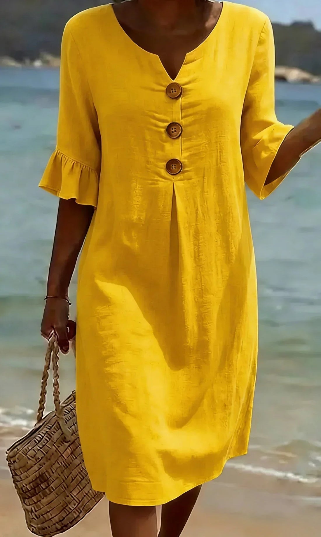 Avery | Textured Long Sleeve Dress