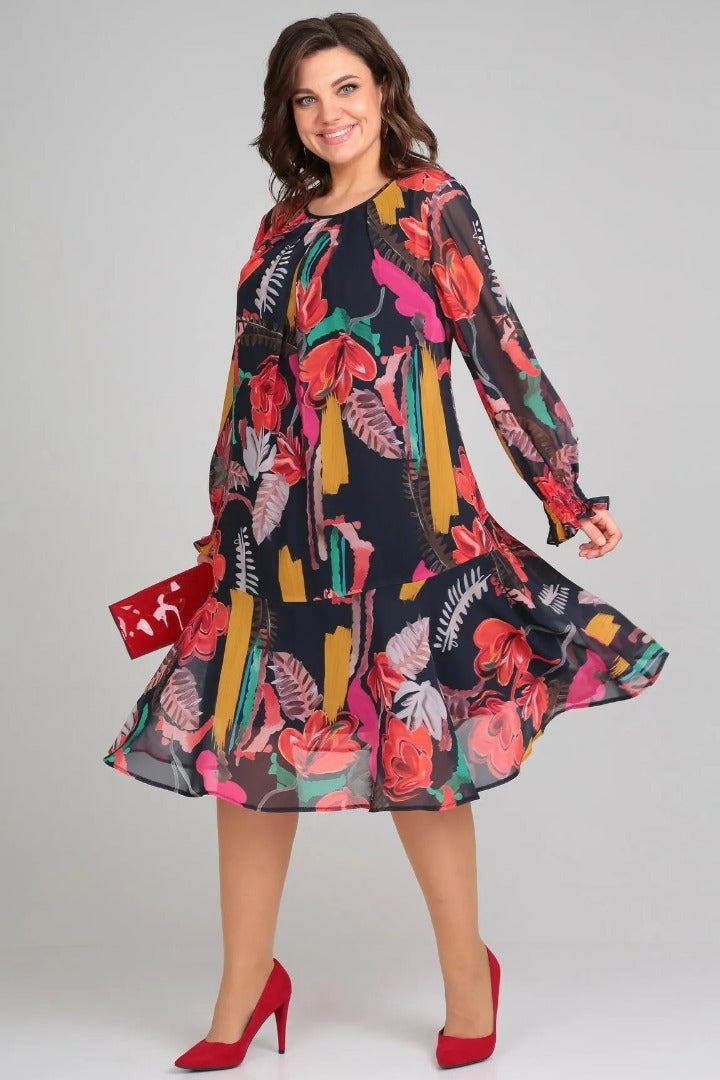Sylvie | Floral Midi Dress
