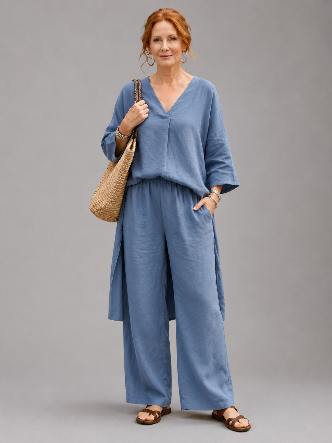 Jade | Elegant Tunic Two-Piece Set
