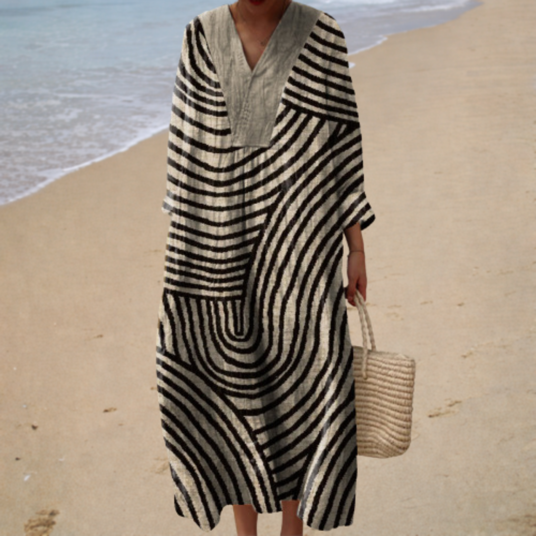 Eliana | Printed Midi Dress