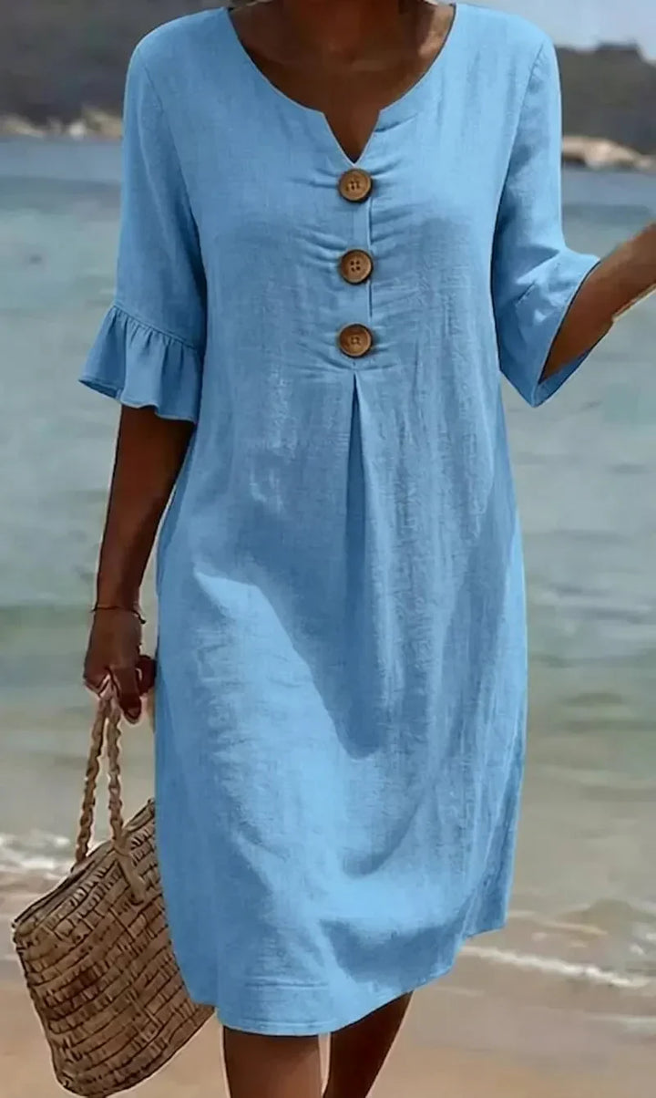 Avery | Textured Long Sleeve Dress