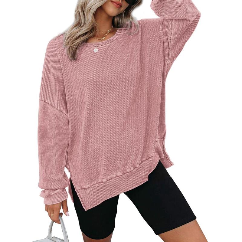 Kendall | Casual Oversized Crewneck Long Sleeve Sweatshirt