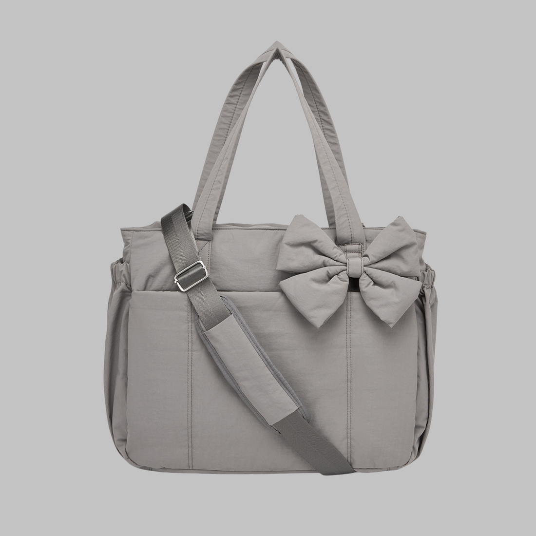 Leilani | Chic Bow Laptop Friendly Puffy Handbag