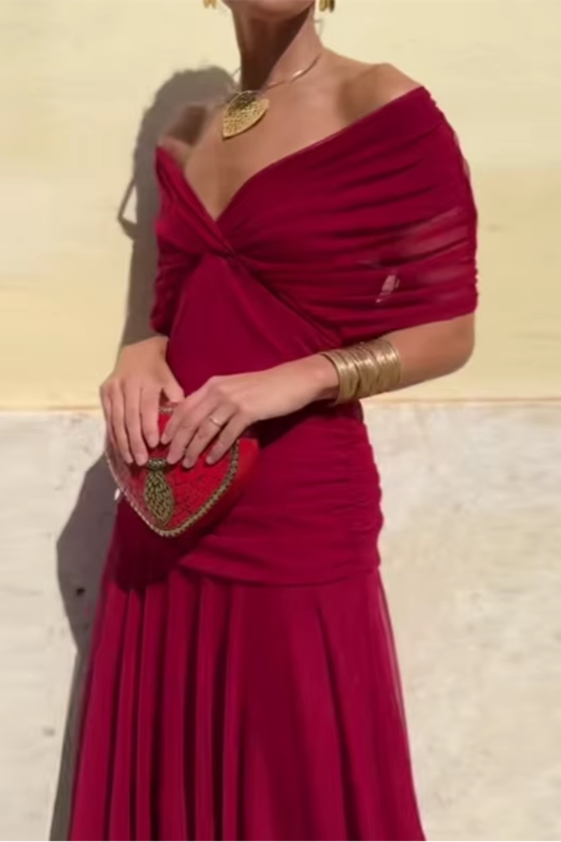 Noémie | Pleated Maxi Dress