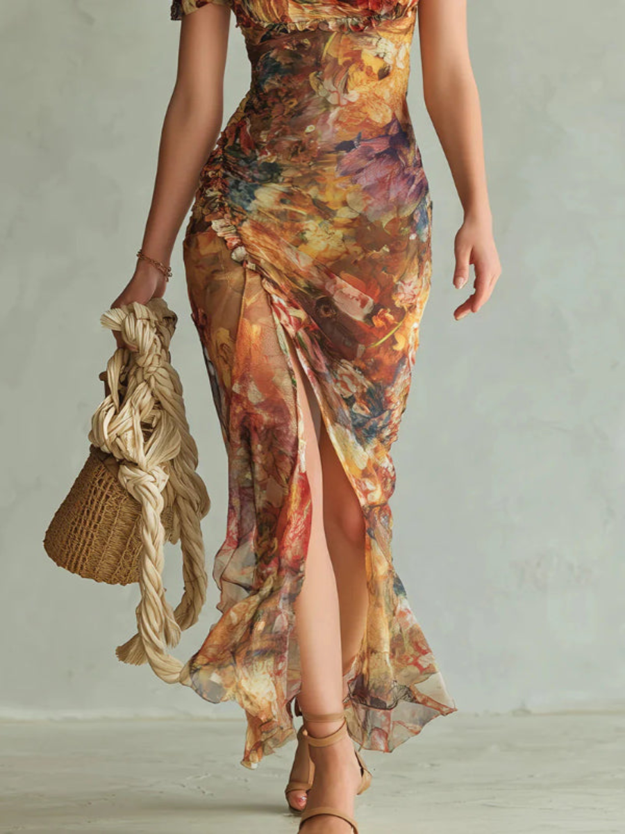 Valencia | Floral Maxi Dress