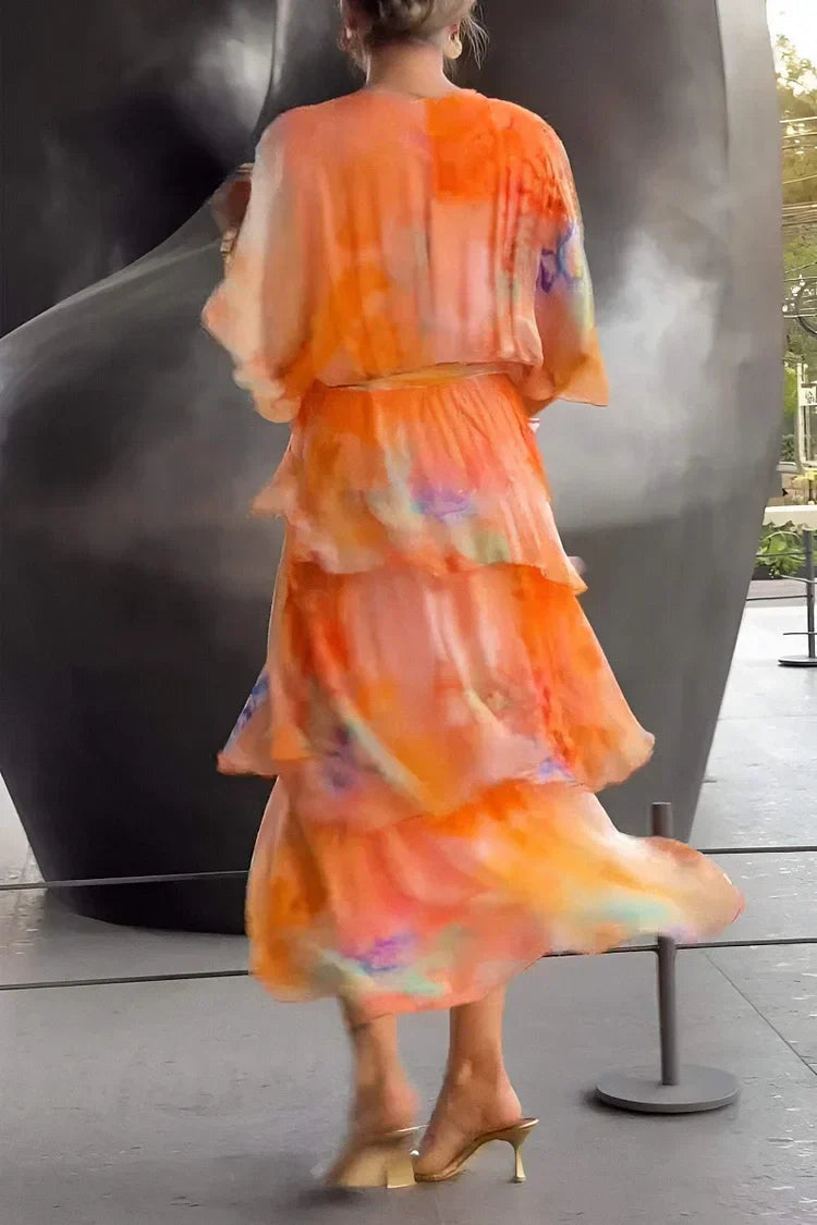 Genevieve | Chiffon Wrap Dress