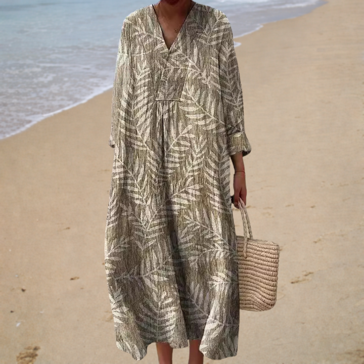 Harper | Elegant Printed Summer Dress