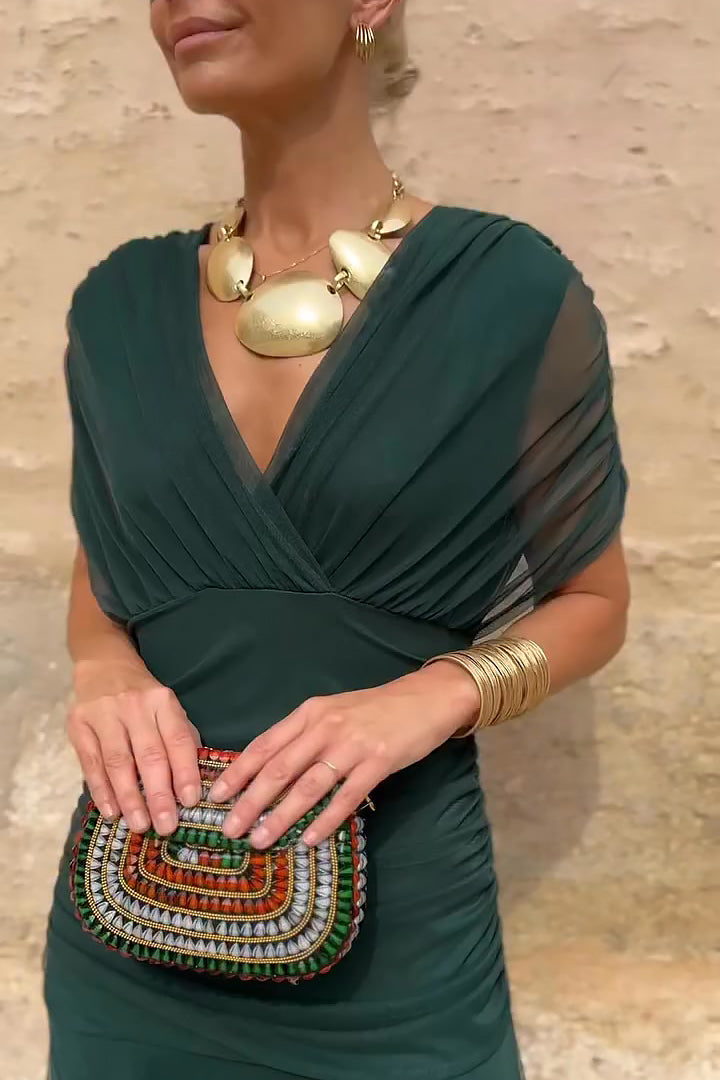 Noémie | Pleated Maxi Dress