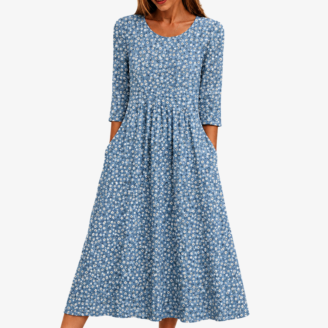 Bridget | Cornflower Bloom Dress